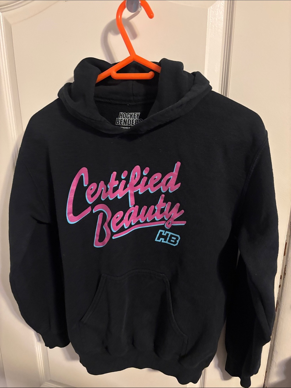 Hockey Benders Black "Certified Beauty" Pullover Hoodie